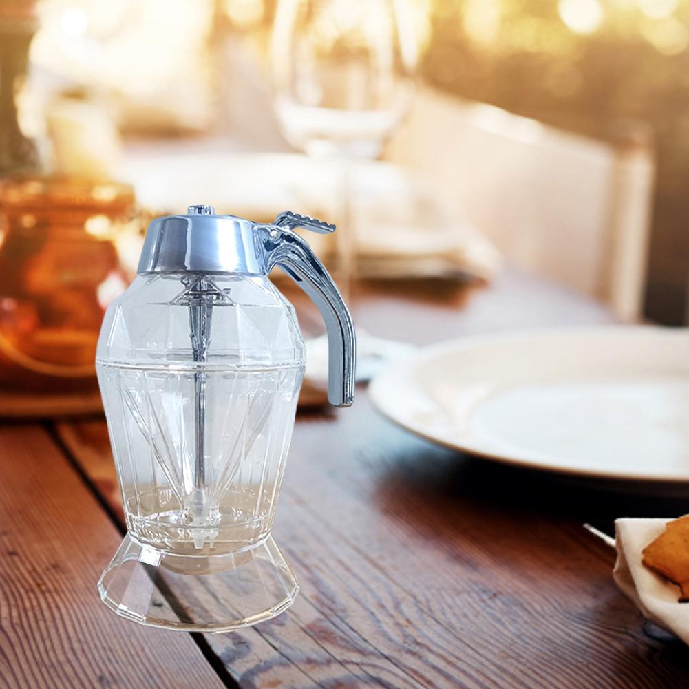 Honigspender, tropffreier Honigausgießer, Olivenölspenderflasche zur Aufbewahrung von Honig und Sirup in der Küche zu Hause