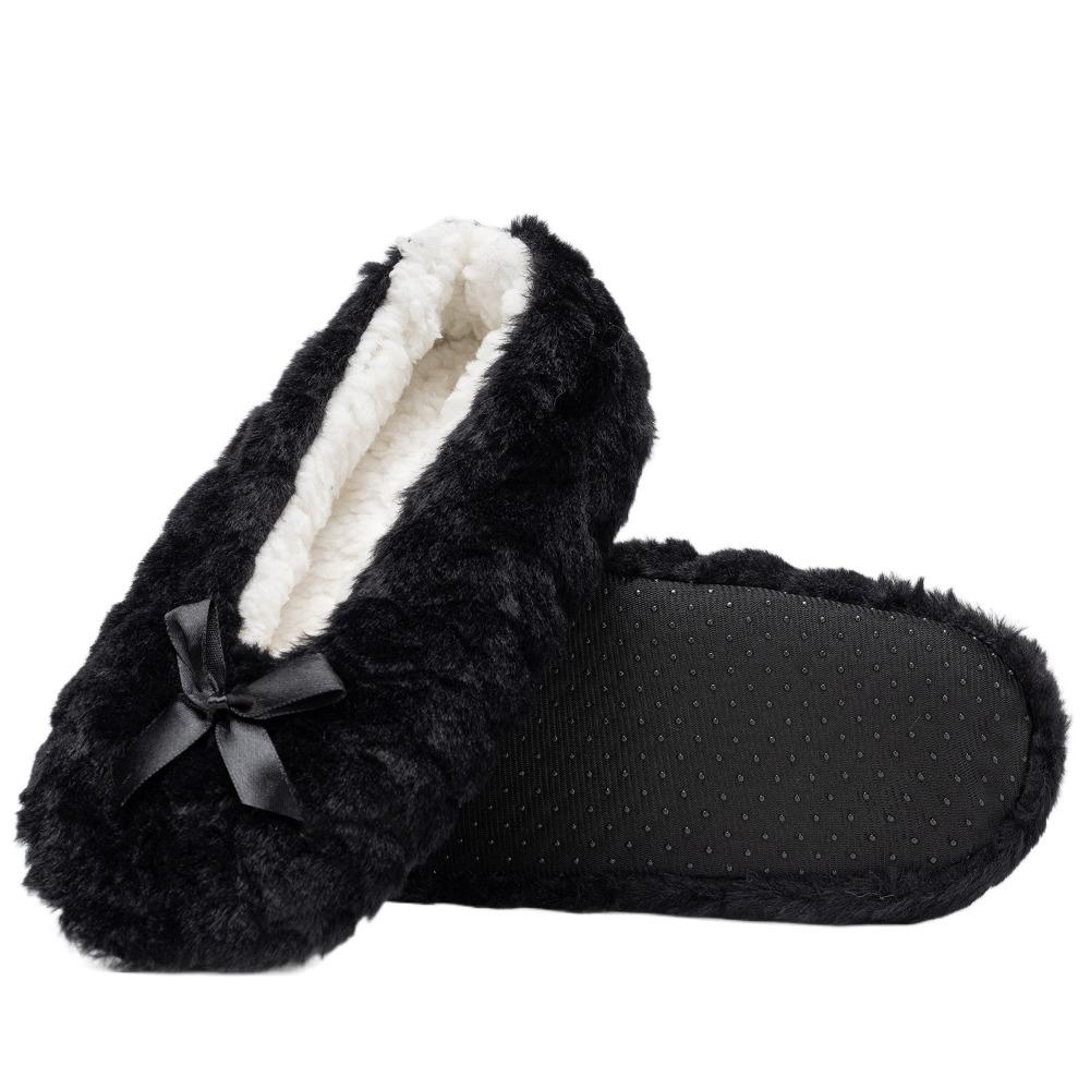 Heart Thicken Plush Socks Thermal Bow Sleeping Socks Simple Winter Floor Socks Girls