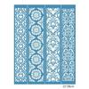 24TE Vintage Lace Adhesive Silk Screen Printing Stencil Mesh Transfers DIY Shirt