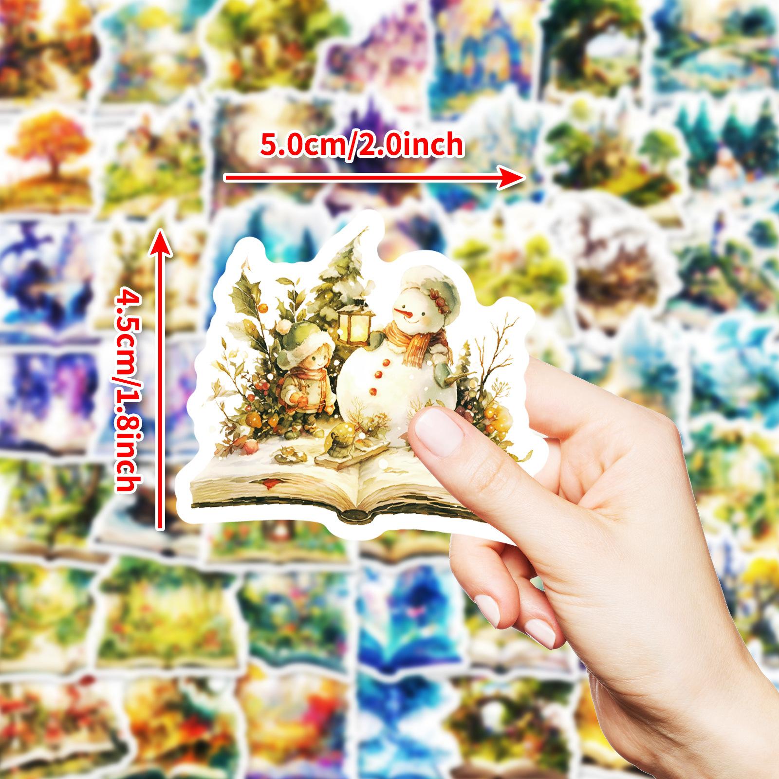 

50 Dream Magic Book Series Graffiti Stickers Do Not Repeat Pp Material Waterproof Sticker Hand Account Material