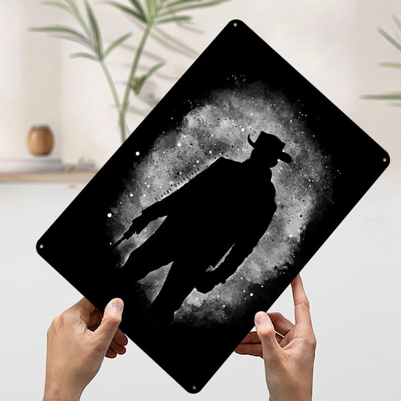 Django Unchained Tin Plaque Poster Customized Wall Art Retro Vintage Metal Signs for Man Cave Room Decorations Gamer Decoration