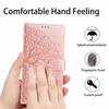 Embossed Tree Wristband Phone Case for Samsung S25 S24 S23 S22 S21 A56 A55 A54 A53 PU Leather Card Slots Wallet Case for iPhone 17 16 15 14 13 12 11