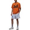Jordan Brooklyn T Shirts Men's Seastar Orange/Sail White Crew Neck Moderate HV3895-805