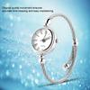 Analog Round Quartz Bracelet Watch with Alloy Roman White 4 Colors Women's Strap, Plate,
