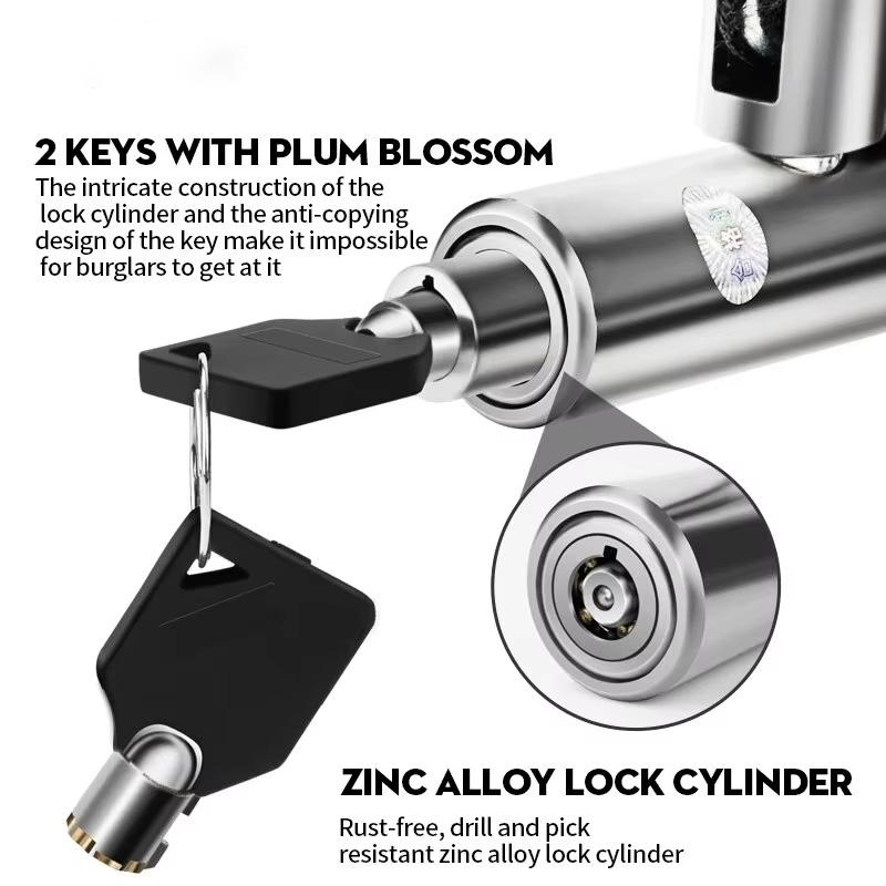 Zámek řetězu na kolo Galacok s nižší hmotností a silnějším zabezpečením, zámek jízdního kola proti krádeži pro silniční horská kola