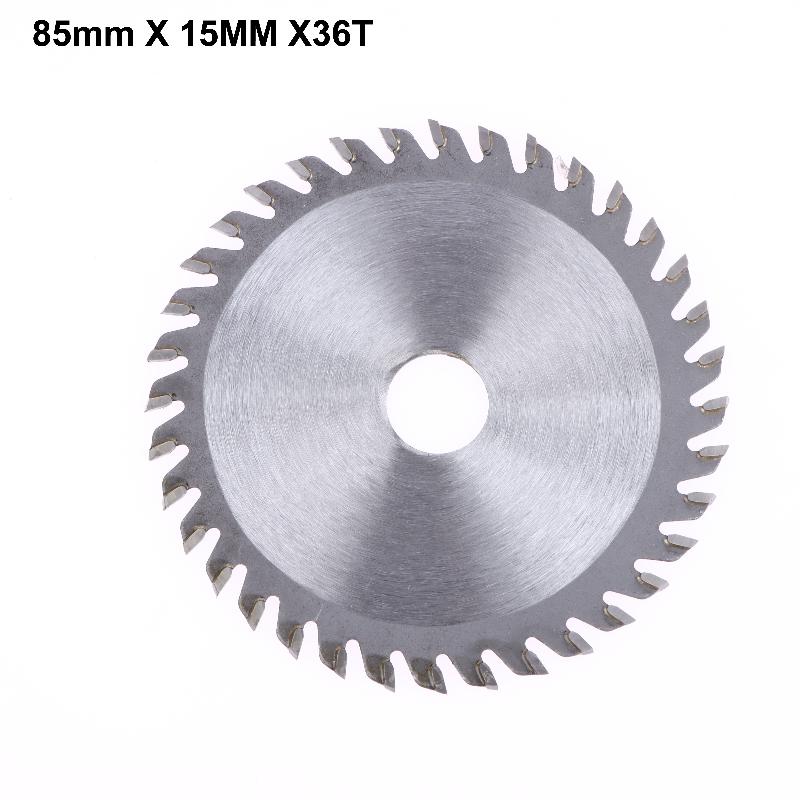 85mm TCT Carbide Saw Blade 24T 30T 36T Circular Saw Blade Bore 10mm 15mm Wood Cutting Disc For Multi-function Power Tool