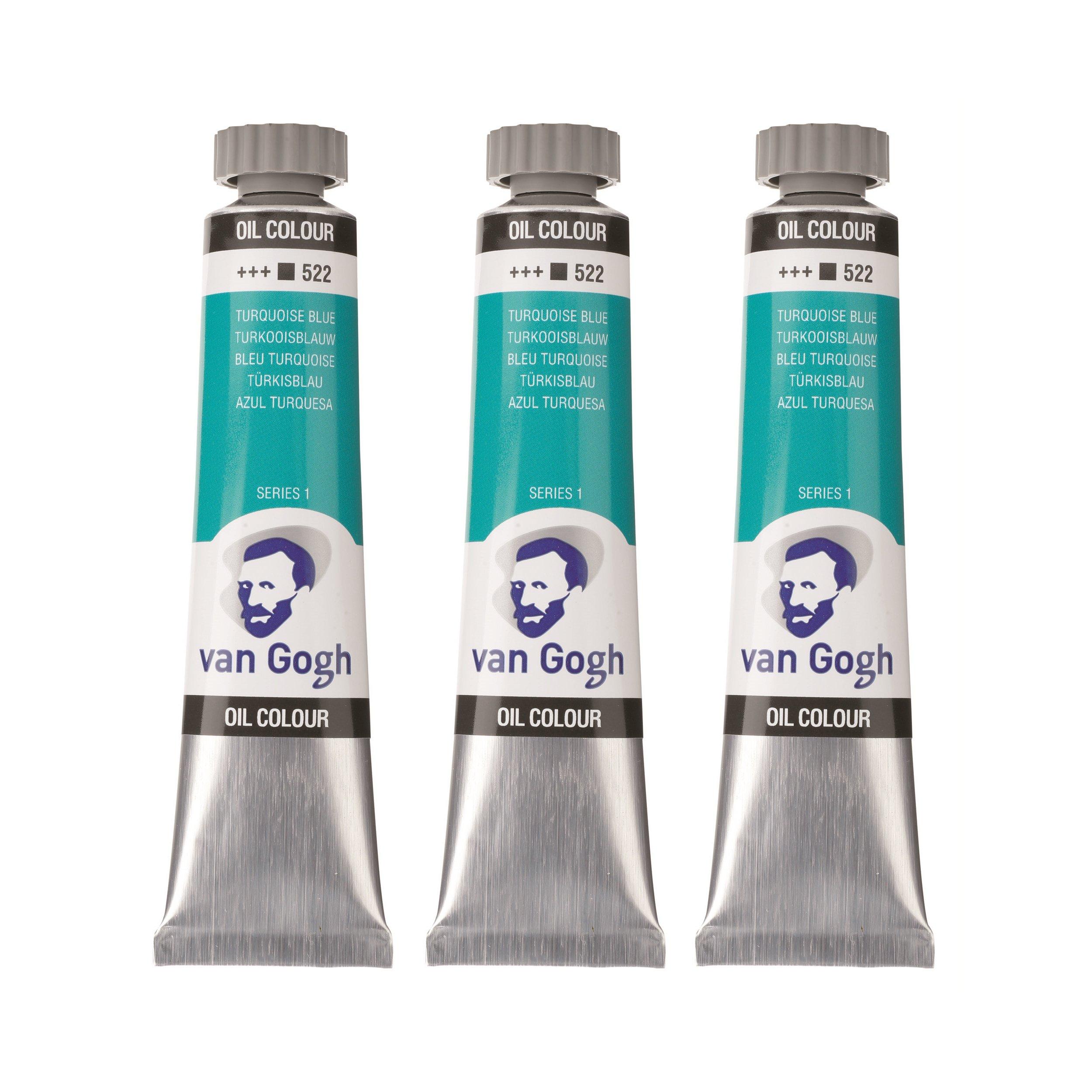 

Набір масляних фарб Talens Van Gogh Бірюзовий (Набір з 3 предметів) T0204-522-3 20мл