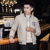 Neue Jacke Herren Lederjacke Herren Trendige Baseballjacke Verdickte Wärme Modische High-End Light Luxury Herren Lederjacke