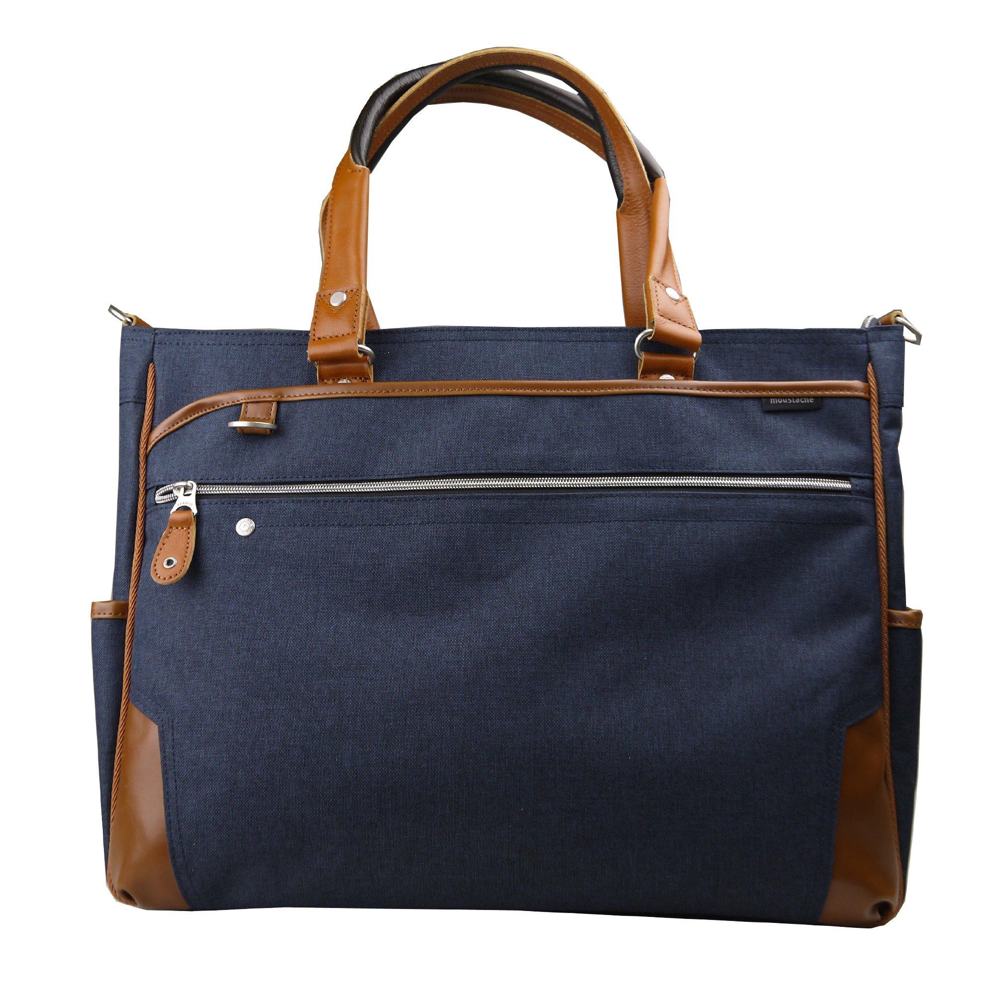 

Moustache on Time Деловая сумка-тоут 2-в-1, темно-синий, JPF-2172