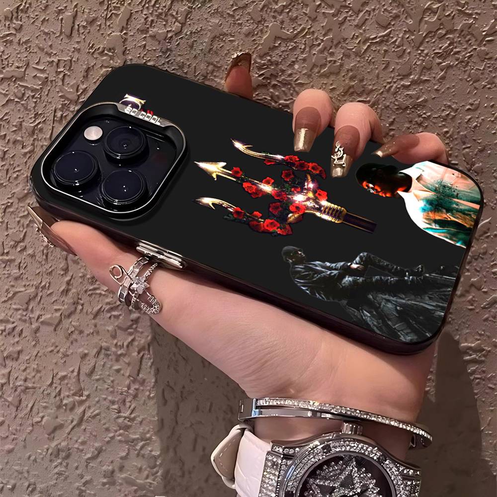 Rap W-WerenoiES Phone Case For IPhone 17 16 15 14 13 12 11 Pro Max Plus Color Silver Cover