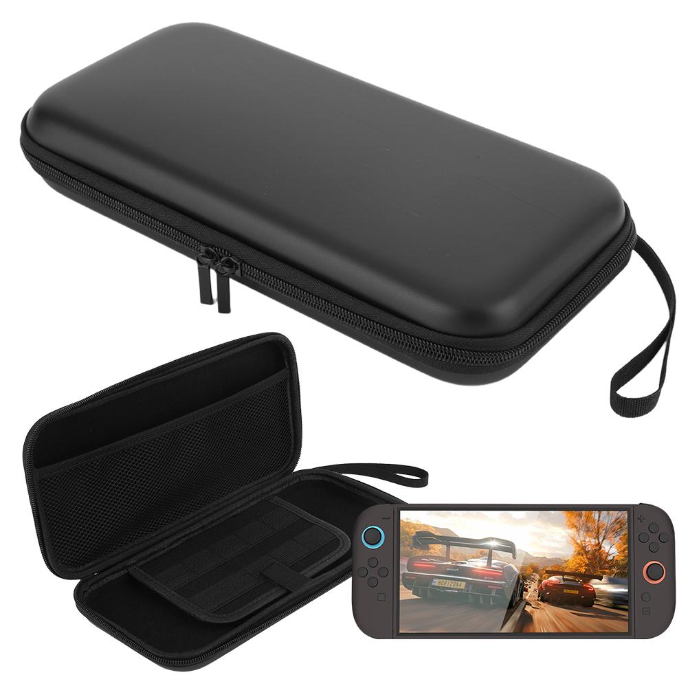 PU Carrying Case for Switch 2 Game Conslole Case Shockproof Zipper Handbag Anti-scratch Organizer Bag with 10 Game Cards Holder