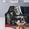 Damon Salvatore The Vampire Diaries Blankets Soft Flannel Throw Blanket Bedspread for Bed Living Room Picnic Travel Home Couch