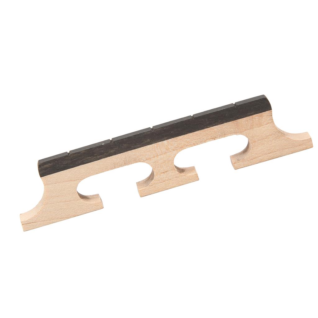 Banjo Bridge Maple Sturdy Lightweight Stable Clear Voice Transmission Wooden Banjo Bridge