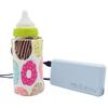 Portable Bottle Warmer Heater Travel Baby Kids Milk Water Usb Cover Pouch Soft