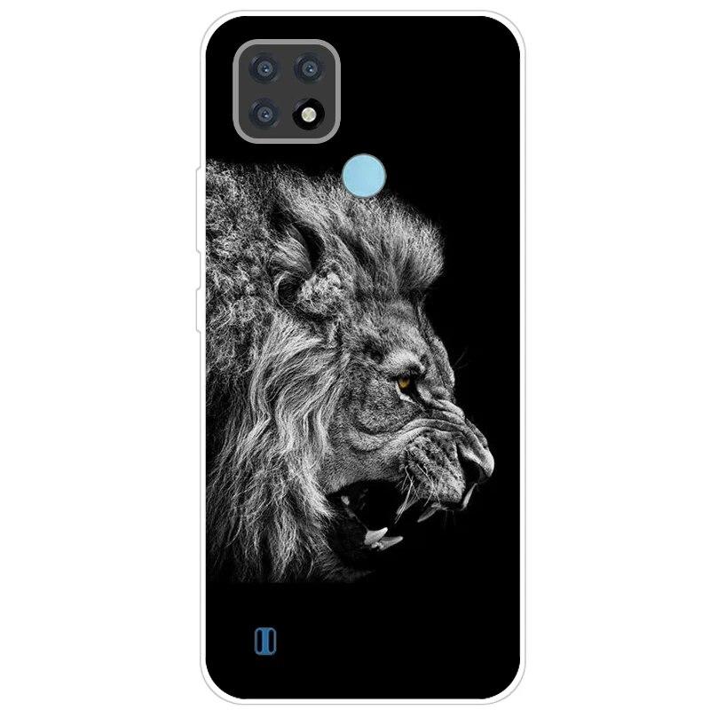 Realme C21 Hülle 6.5'' Klar Silikon Fudnas Weiche TPU Hülle Für Realmi C21 2021 Hülle C 21 Handyhüllen Rückseite RealmeC21 Bumper