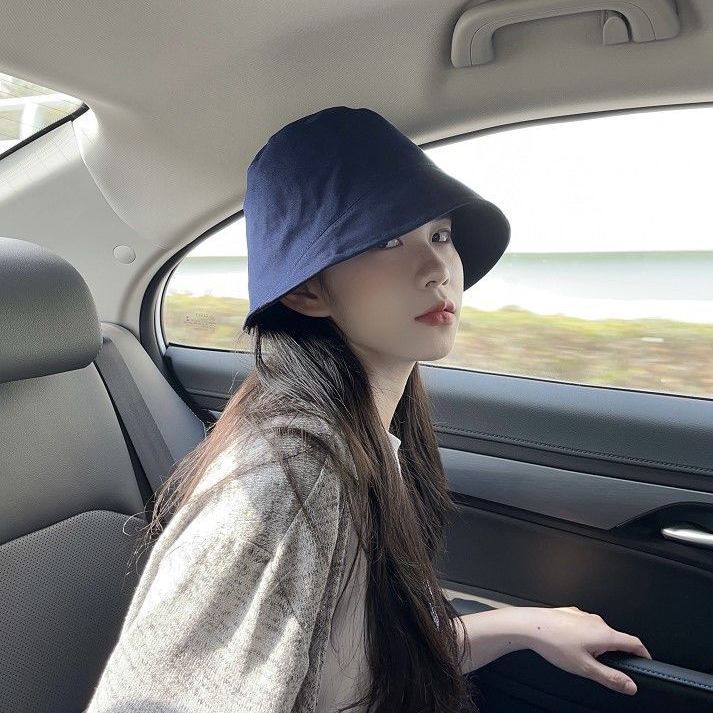 New Spring and Autumn Free Makeup Versatile Face Showing Small Bucket Basin Hat Fisherman Hat Women Japanese Sun Hat Women Sun Protection