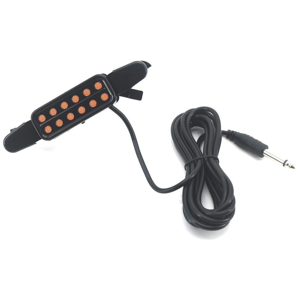 Guitar Soundhole Pickup  Acoustic Guitar Pickup  Fingerhole-Free Folk Guitar Pickup Musical Instrument Accessories
