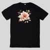 T-Shirt Goldglühende Blumen Baumwolle Fun Spaß Sprüche Lustig Cartoon
