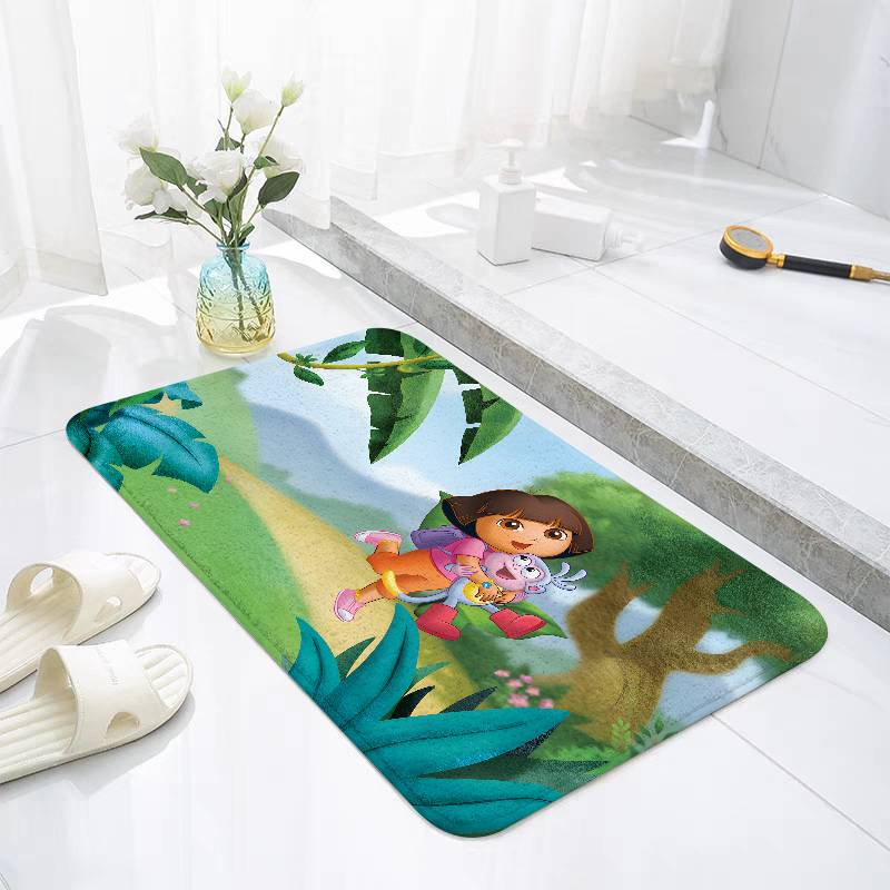 Dora The Explorer Floor Mat Living Room Rug For Bedroom Welcome Mat Outdoor Rug