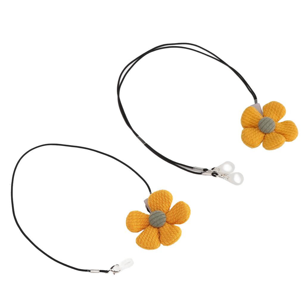 Hearing Aid Clip Prevent Lost Cute Flower Design Fixing Strap Hearing Aid Lanyard for Seniors Childr