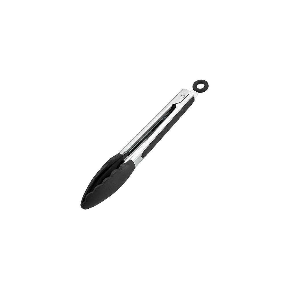 High-Temperature Resistant Silicone Kitchen Tongs - Non-Slip for Grilling, Baking, and Bread Handling.
