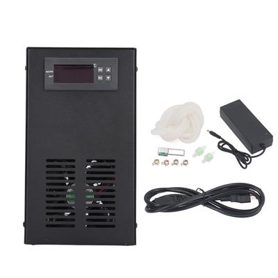 Refroidisseur d'eau 70W Système de refroidissement unique silencieux pour aquarium récifal 20L, crevettes, poissons, hydroponique, maison