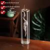 Metal Aromatherapy Incense Burner with Glass Holder and Anti-Ash Tray