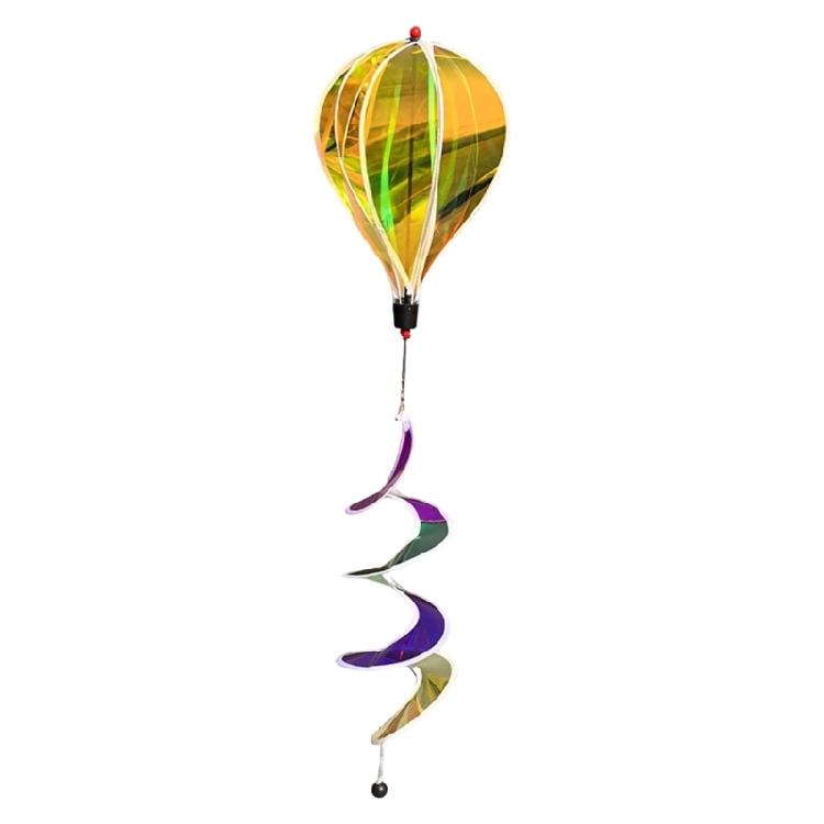 Multifunctional PVC Rotating Hot Air Balloon Wind Spinner for Outdoor Gardens Patios Balcony Weather Proof Ornaments