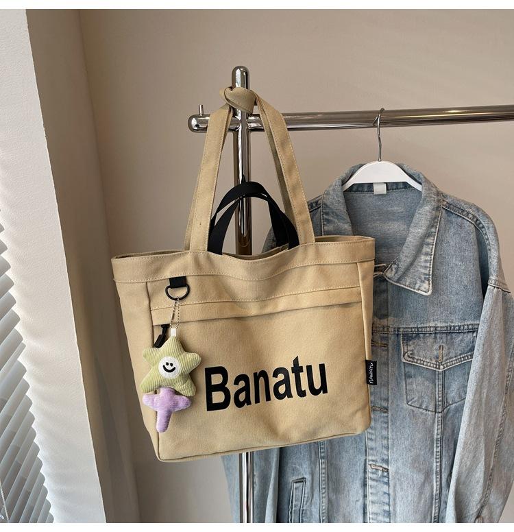 

Новая женская сумка, модная сумка-тоут с буквенным принтом. хаки