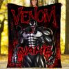 Customizable Venom Throw Blanket – Personalized Name, All-Season Cozy Snug Blanket, Machine Washable, Personalized Blanket