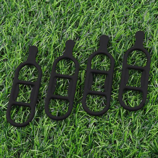 5Pcs Bicycle Headlight Silicone Strap Universal Mountain Road Bicycle Handlebar Light Flashlight Computer Band Mount Holder Bike Accessories