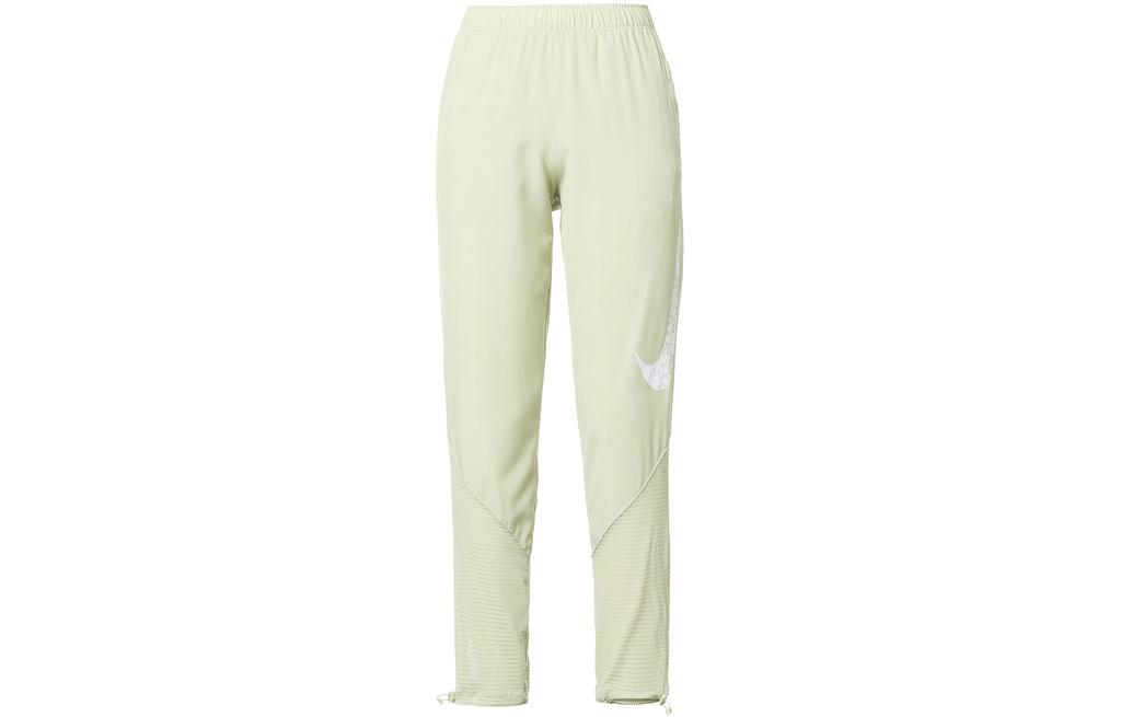 Nike Running Pants Women's Green Moderate Straight Fit Pants DM7772-371