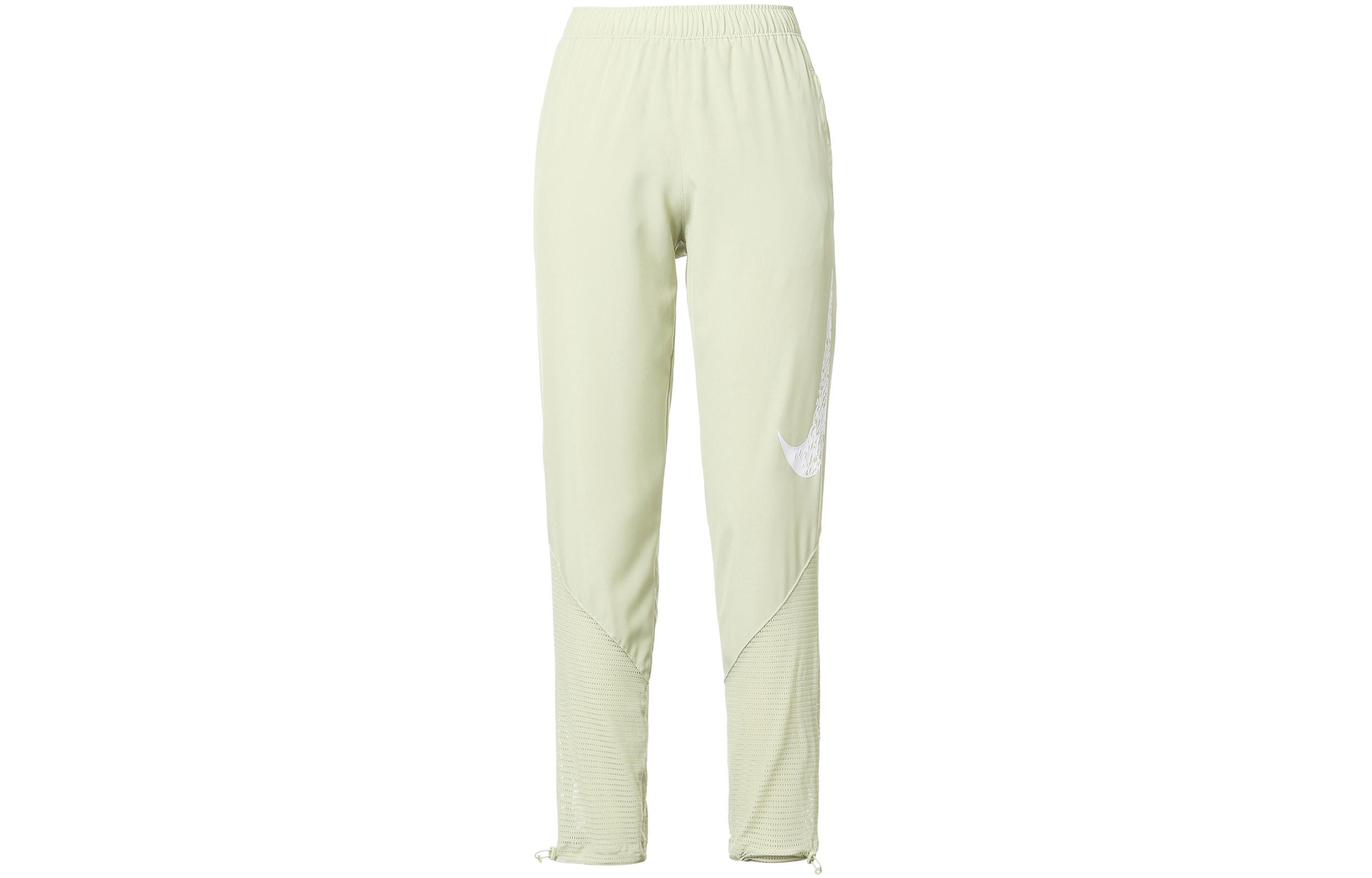 

Nike Running Pants Women s Green Moderate Straight Fit Pants DM7772-371 XL