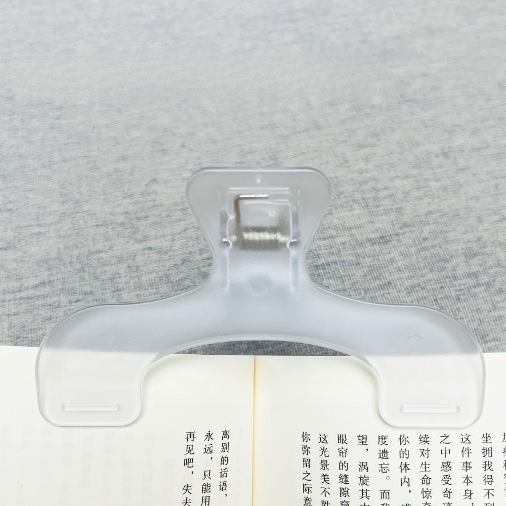 Book Clip Reading Clip Kawaii Desk Accessories Fixed To Prevent Page Turning Transparent Frosted Folder Clips