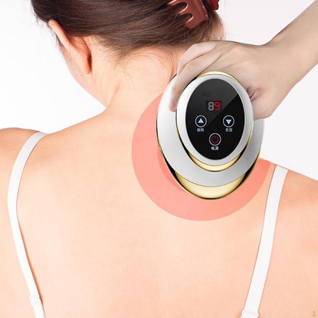 Electric Cupping Massager Device Temperature Adjustable for Hips Shoulders