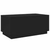 LED Coffee Table Black 90 X 50 X 40 Cm