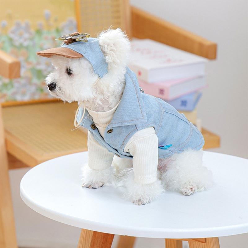 Comfortable Wide Brimmed Sun Hat For Pet Headgear Outdoor Summer Headgear Breathable Hat