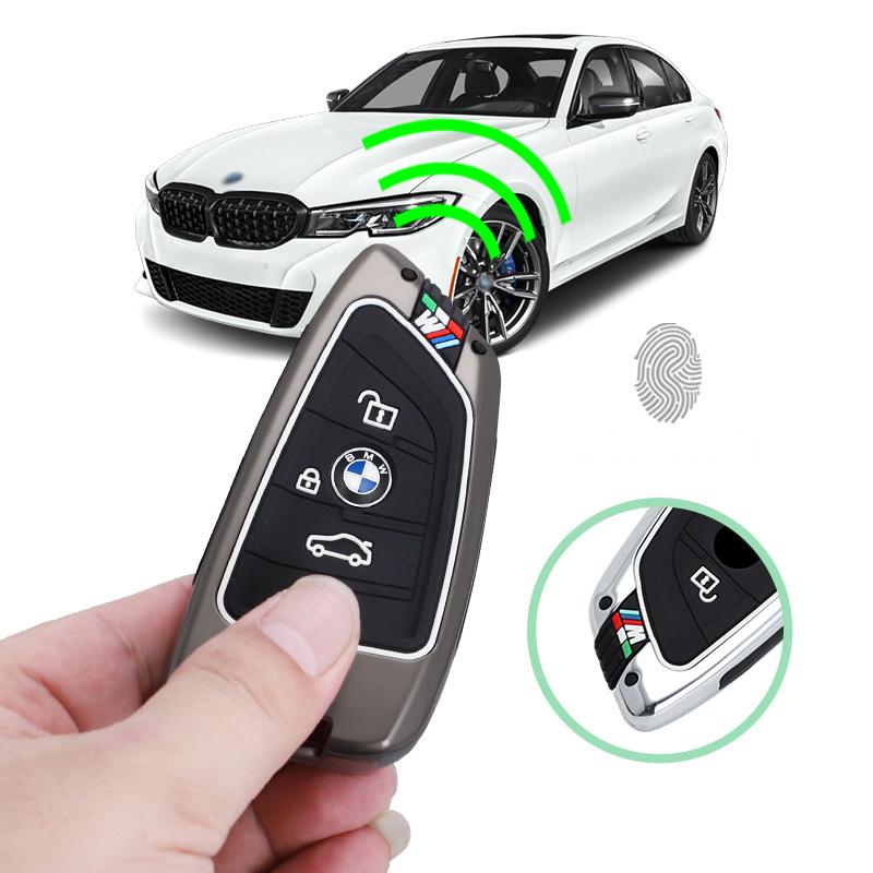 ORWI7 Zinc Alloy Car Key Cover Case Shell For BMW G30 G20 X1 X2 X3 X4 X5 X6 520 525 320i G11 F15 F16 G01 G02 Car Keychain Accessories