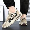 Mode Herren-Sneakers Atmungsaktive Freizeitschuhe Herren Plateau-Schuhe Schnürschuhe Weich besohlte Laufschuhe Mesh Walking-Schuh