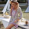 Damen Sommer Böhmisches Freizeit Urlaubs Kleid