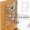 1 Piece of Metal Kitchen Storage Rack - Multifunctional Wall Mounted Pot Cover and Cutting Board Rack, Multi-layer Design.