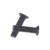 6 Pcs Drill Chuck Shank Adapter Screw Left Hand Thread Fit UNF Fixing Screws M5/M6 22mm Professional Metal Tools Accessories