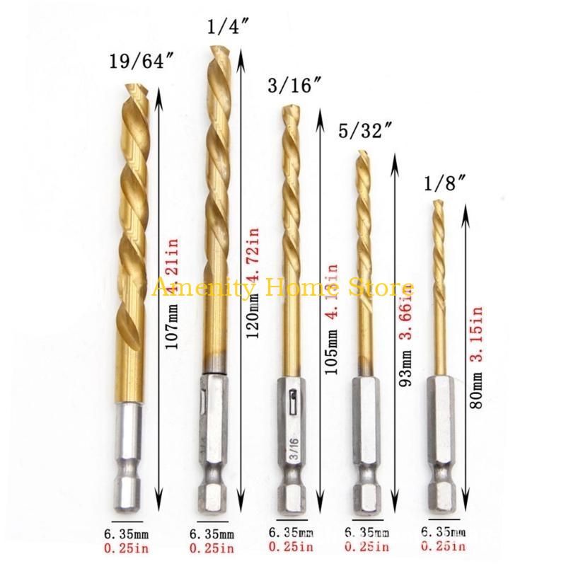 

F26C Screw Extractor Twist Drill Bit Set Bolt Extractor Damaged Screw Remover CN
