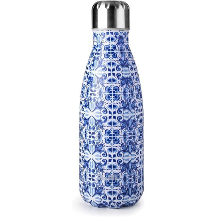 Bouteille Isotherme - IBILI - Aveiro - 350 ML - Acier Inoxydable - Double Paroi