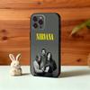 N-Nirvana Rock Band L-Lamentably Phone Case For iPhone17 16 15 14 13 12 11 Pro Max Plus,5G Soft Black Case