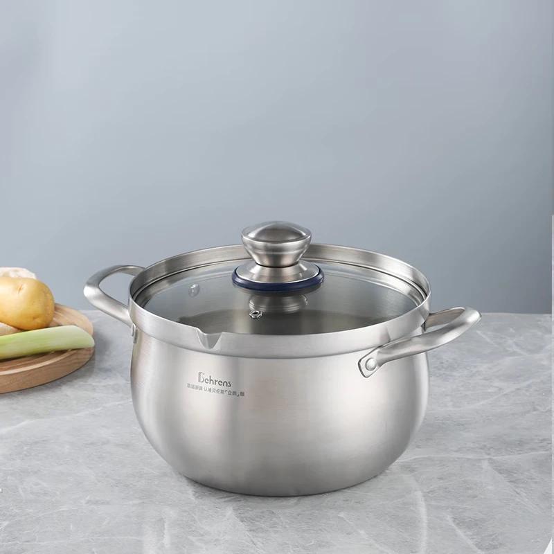 Bailuns 304 Stainless Steel Deep Soup Pot