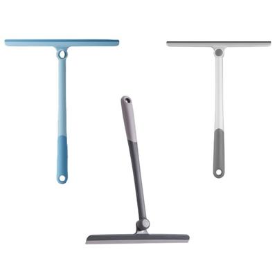 Ergonomik Saplı Duş Sileceği 360 Derece Dönebilen El Pencere Aynası Silecek Banyo Malzemeleri