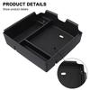 Black Storage Box Storage Box Storage Box For KA4 2020-2025 For Carnival For Kia High-quality Storage Box High-Quality
