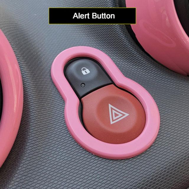 Car Pink Full Interior Modification Window Lift Panel Decoration Sticker For Smart 453 Fortwo Forfour Car Styling