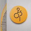 Neue 8CM Acryl Digitale Türschild Briefkasten 3D Adressschild Geeignet für Haus, Wohnung, Hotel und Hotel Digitale Beschilderung DIY